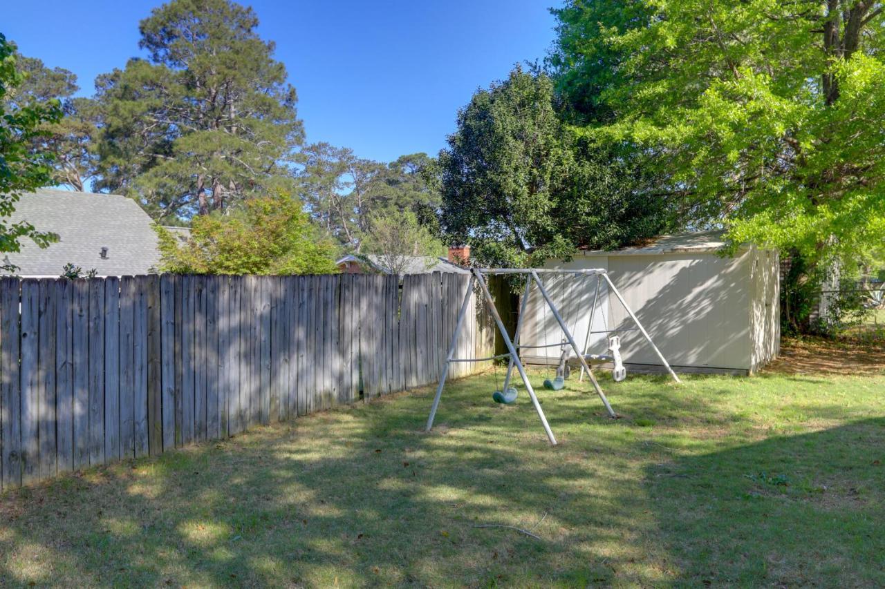 The Ranger House Columbus Home Fenced Backyard Exterior foto
